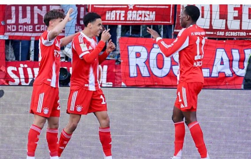 Bayern mundi St. Pauli me rezultatin 5:0 në javën e 29-të të Bundesligës.