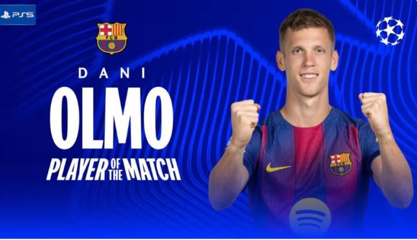 Dani Olmo shpallet lojtari i ndeshjes Atletico - Barcelona