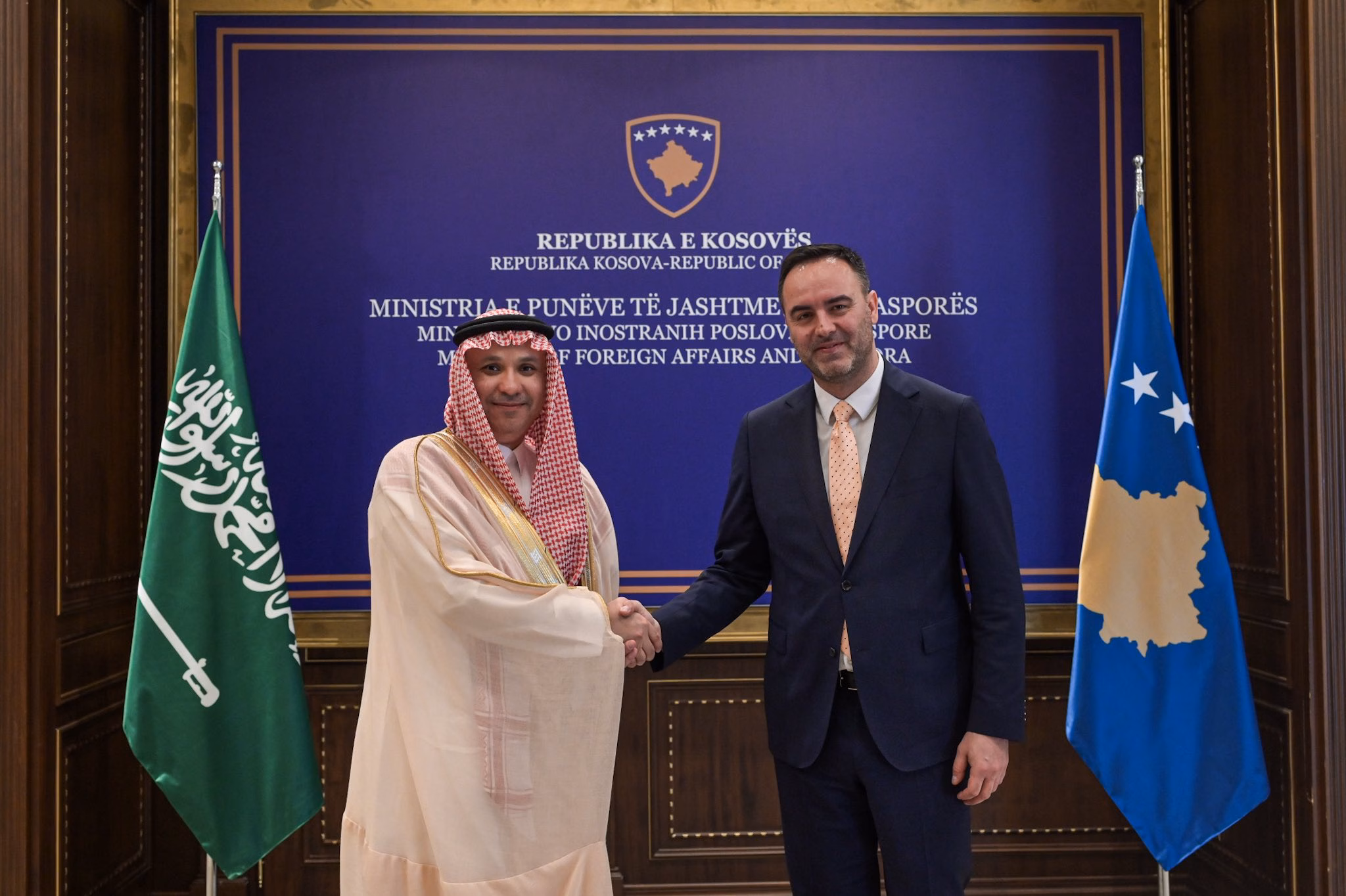 Konjufca pret ambasadorin saudit në takim lamtumirës, theksohet bashkëpunimi bilateral
