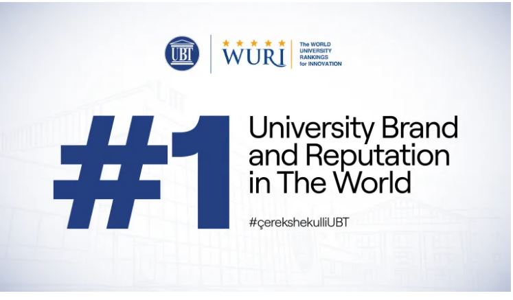 UBT triumfon globalisht në 25-vjetorin e themelimit me reputacionin më të lartë universitar