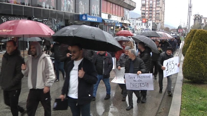 Protesta e shtatë në Tetovë kundër tatimeve për të ardhurat nga jashtë