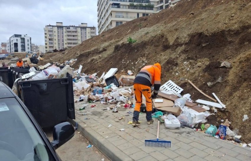 Pastrimi i mbeturinave në lagjen Mati 1 dhe thirrja për qytetarët në Prishtinë