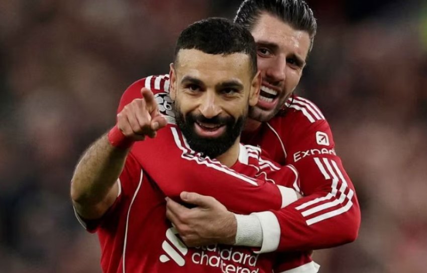 Szoboszlai lavdëron Mohamed Salahun si një nga më të mirët në historinë e futbollit