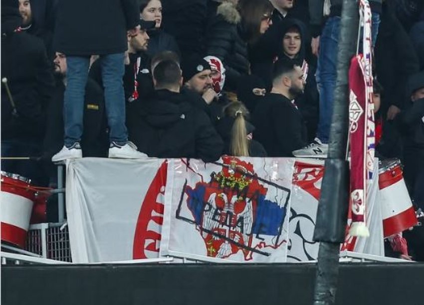 Provokim politik në ndeshjen Lille – Crvena Zvezda në Ligën e Evropës