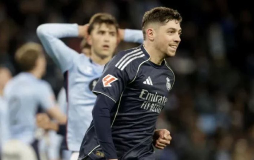 Valverde shpëton Real Madridin me gol në sekondat e fundit ndaj Celta Vigos