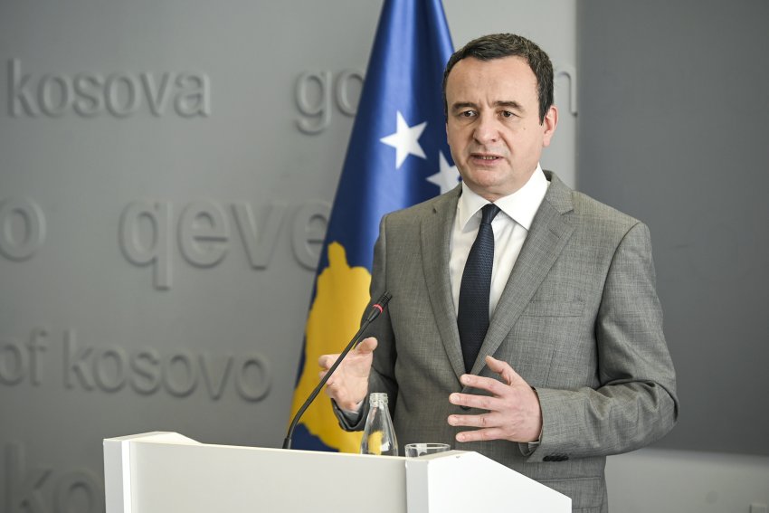 Kurti thërret konferencë për media në orën 16:00