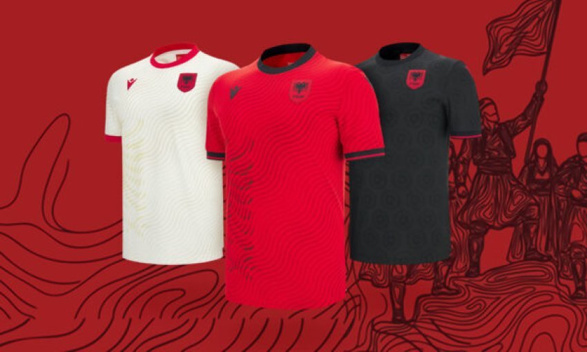 Zbulohet fanella e re e Kombëtares shqiptare për sezonin 2026/27 nga Macron