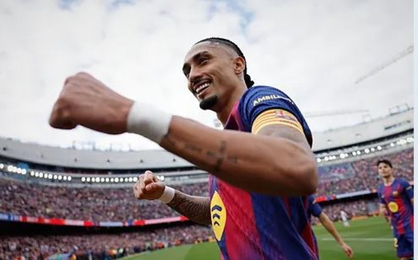 Barcelona triumfon 5-2 ndaj Sevillës me het-trik të Raphinhës