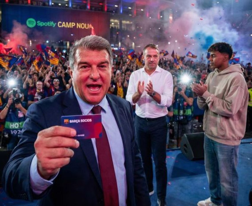 Joan Laporta rizgjidhet president i Barcelonës me rreth 69% të votave deri në vitin 2031.
