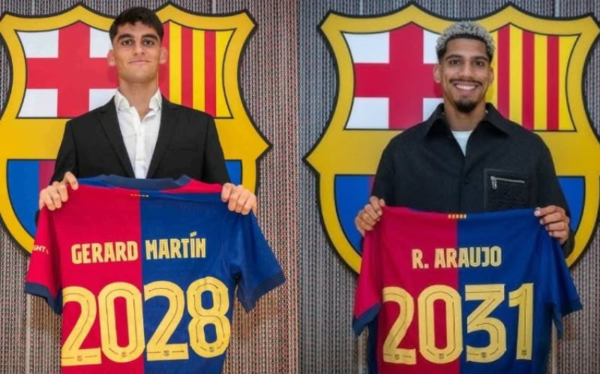 Interesi i klubeve evropiane për mbrojtësit e Barcelonës, Araujo dhe Martin