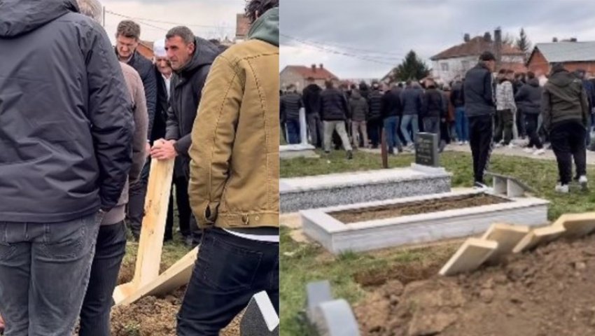 Varrosja e Ilaz Brahimit pas vrasjes në Majac