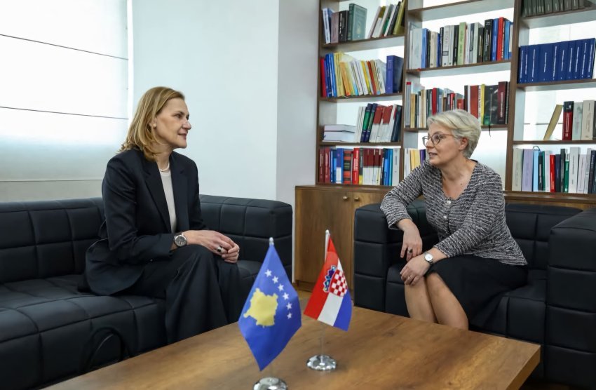 Gërvalla dhe Ambasadorja kroate diskutojnë për bashkëpunimin në drejtësi dhe ekstradim