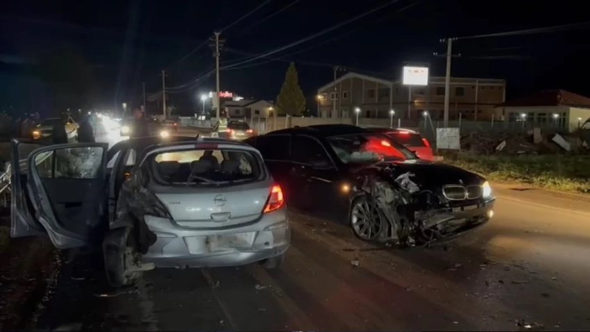 Aksident në aksin Korçë-Maliq, plagosen tre anëtarë të familjes