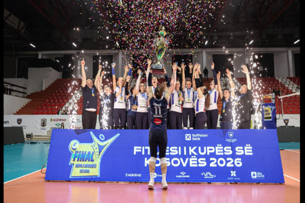 Dhurata Sylejmani shpallet MVP e finales së Kupës së Kosovës në volejboll femrash ku Drita triumfon ndaj Fer Volley.