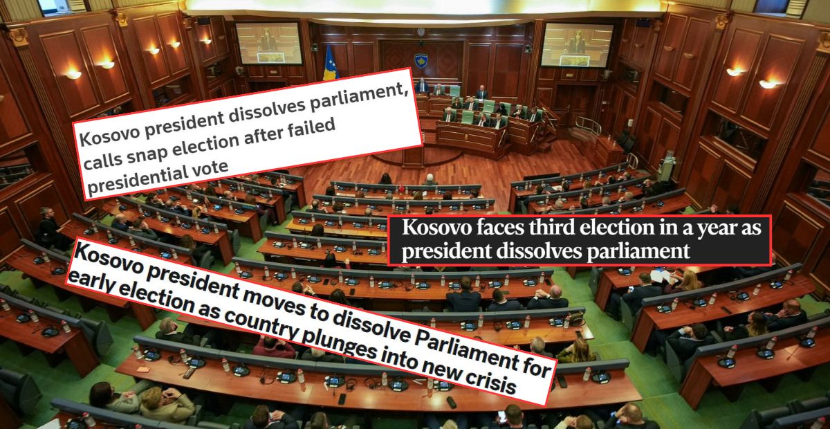 Dështimi për zgjedhjen e presidentit sjell zgjedhje të treta në Kosovë brenda një viti