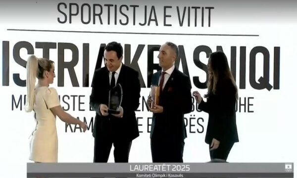 Distria Krasniqi shpallet për herë të gjashtë “Sportistja e Vitit” në Kosovë