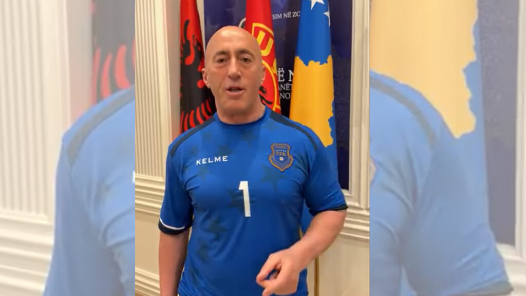 Haradinaj mbështet Kosovën dhe Shqipërinë para ndeshjeve të rëndësishme