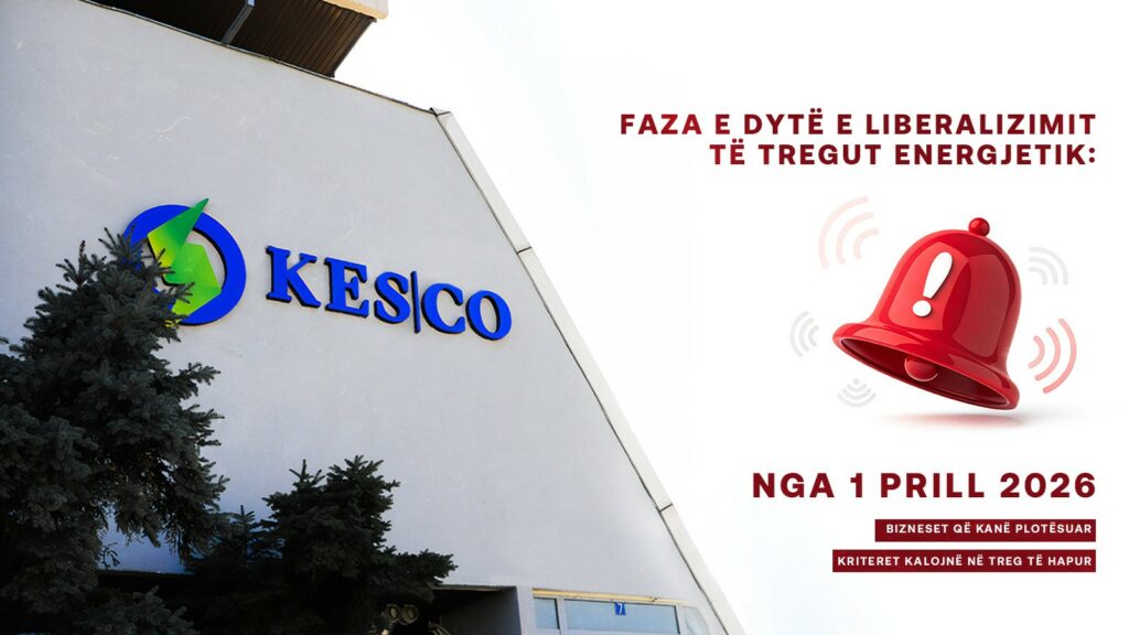 Nga 1 prilli 2026 bizneset kalojnë në treg të hapur të energjisë elektrike