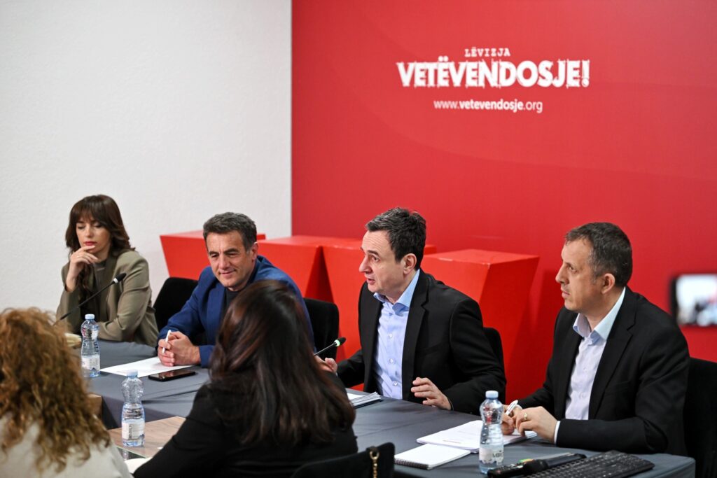 Lëvizja Vetëvendosje nis përgatitjet për zgjedhjet e brendshme në parti