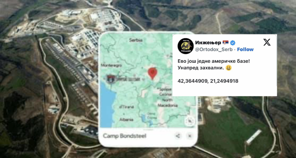 Kanale pro-ruse në Telegram thërrasin për sulm ndaj bazës amerikane Bondsteel në Kosovë