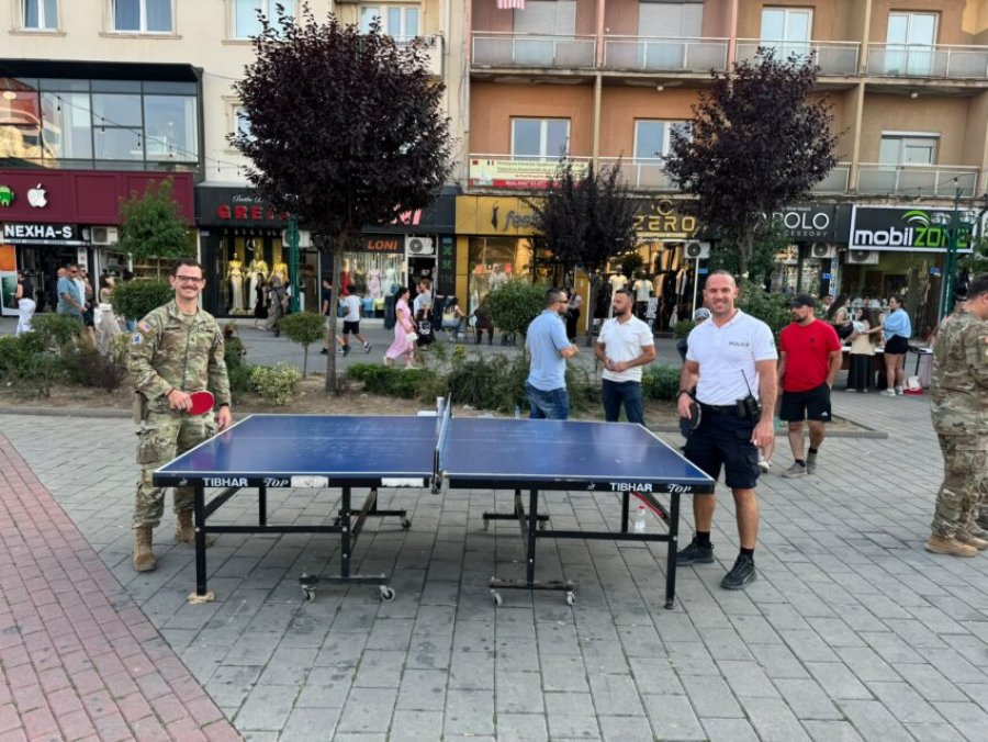 Njësia e Biçikletave dhe KFOR-i amerikan bashkë në aktivitet për Ditën e Rinisë