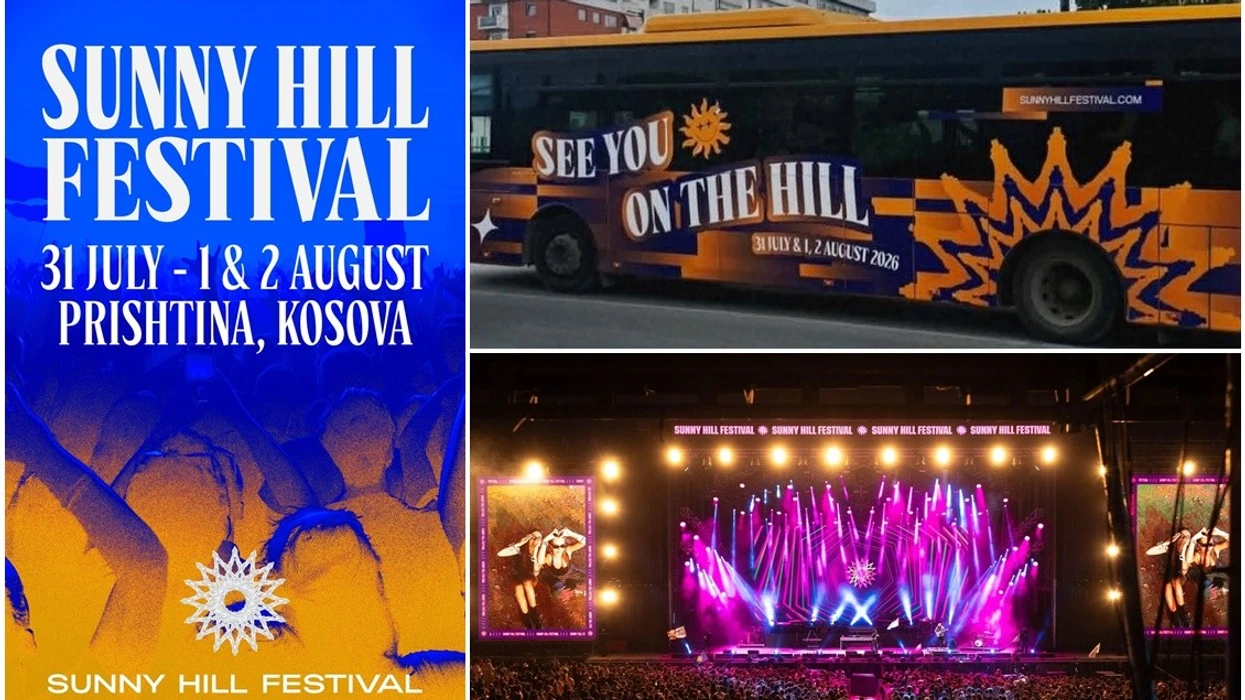 Autobusi i linjës 4 në Prishtinë është zbukuruar me ngjyrat e Sunny Hill Festival për edicionin që nis më 31 korrik.