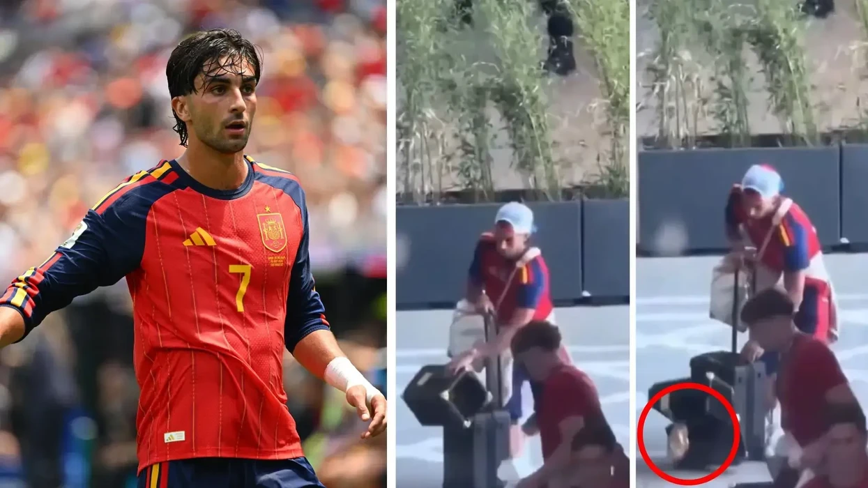 Ferran Torres dhe momenti viral me trofeun e Kupës së Botës që tronditi tifozët