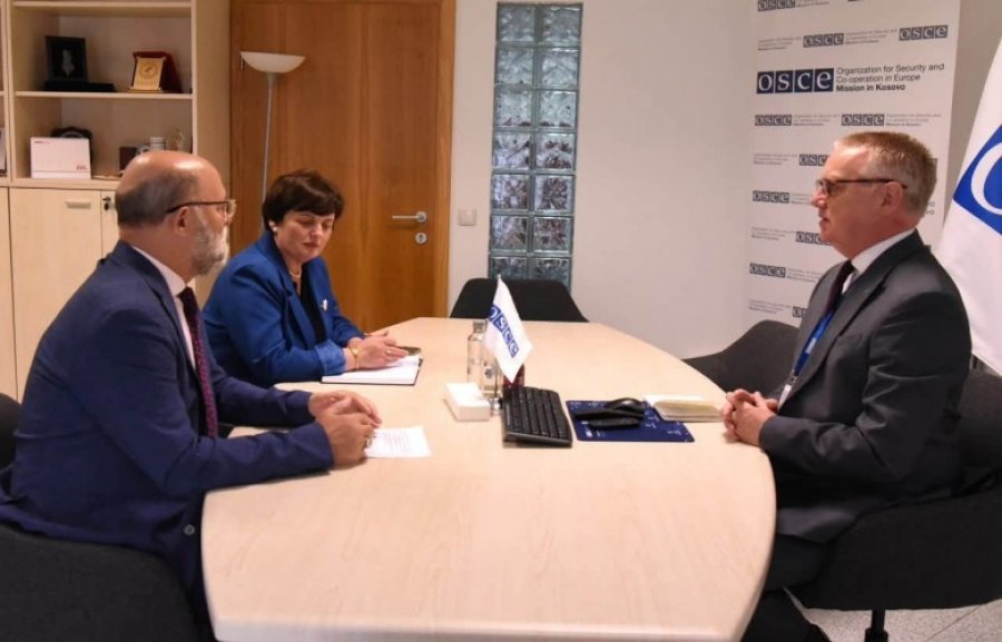 Takimi i rëndësishëm mes ambasadorit Malaj dhe shefit të OSBE-së në Kosovë