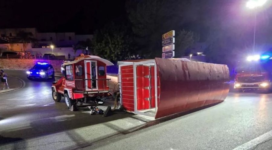 Përmbyset treni turistik në Spanjë, 17 të lënduar mes tyre fëmijë