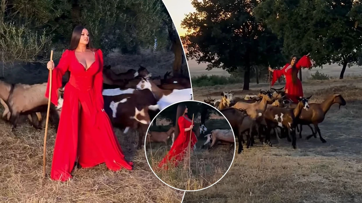 Enca rikthehet me një klip të pazakontë si çobaneshë mes dhive