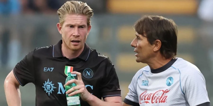 De Bruyne dhe Conte: Një marrëdhënie e vështirë te Napoli dhe e ardhmja e pasigurt