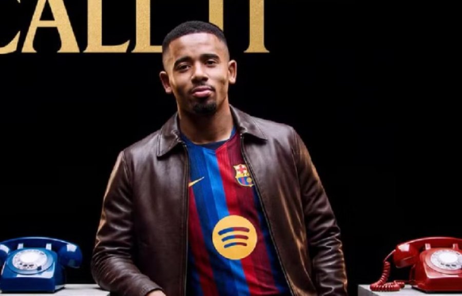 Barcelona finalizon transferimin e Gabriel Jesus nga Arsenali me një ofertë prej 15 milionë eurosh dhe kontratë deri në vitin 2029.
