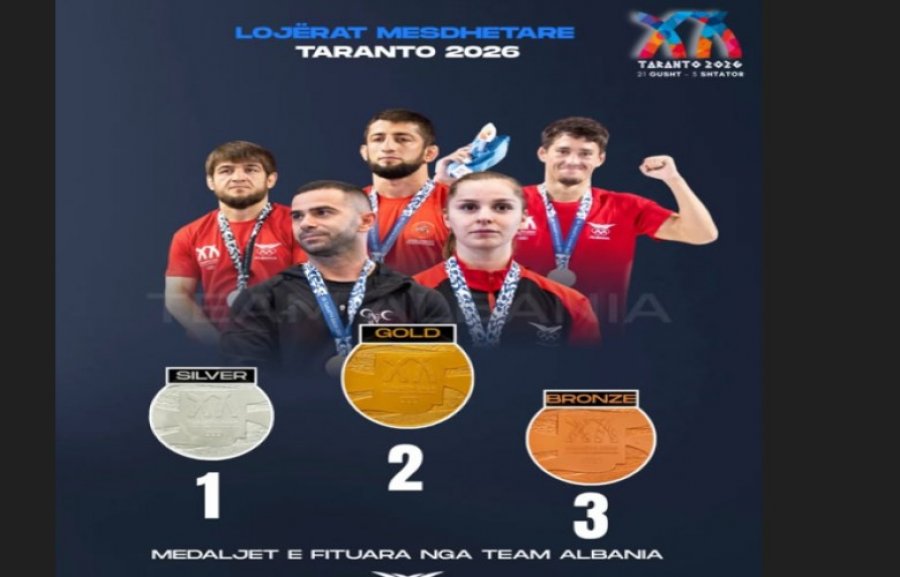 Shqipëria triumfon në Taranto 2026 me 6 medalje dhe rekorde të reja