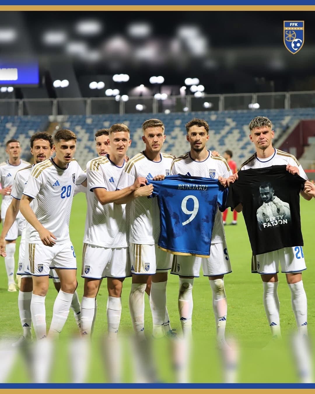 Fitorja e Kosovës ndaj Andorrës dedikohet futbollistit të ndjerë Fatjon Bunjaku