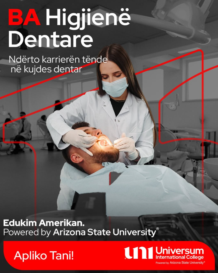 Programi i ri Bachelor në Higjienë Dentare në Universum International College, mbështetur nga Arizona State University