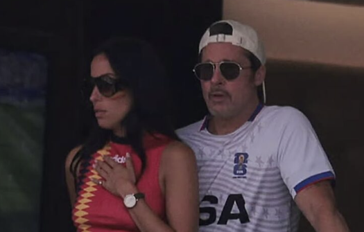 Brad Pitt dhe Ines de Ramon shkëlqejnë me dashurinë në Botërorin 2026
