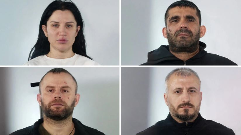 Katër shqiptarë të arrestuar në Greqi për tentativë grabitjeje, identifikohen si Romeo Qosja, Lefter Toci, Mariol Toska dhe Fatbardha Shehi.