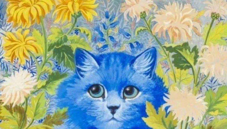 Dy piktura të Louis Wain-it gjetën fatin e tyre në koshin e plehrave