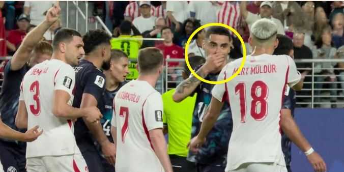 Miguel Almiron u bë lojtari i parë i përjashtuar me karton të kuq nga "Ligji Vinicius" në Kupën e Botës 2026.