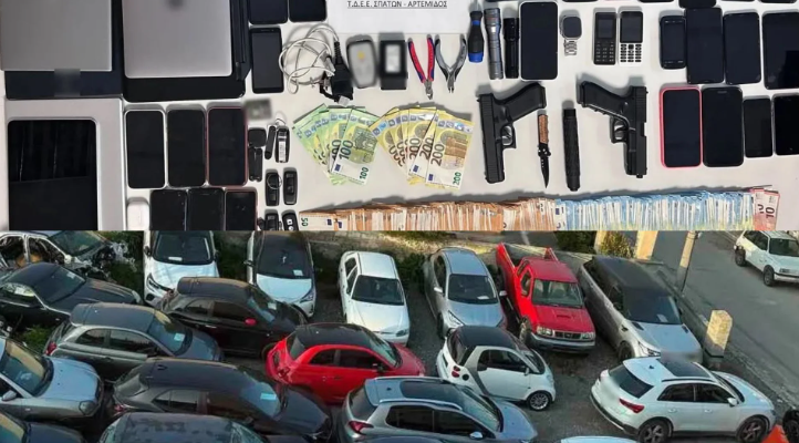Organizata kriminale që vidhnin makina në Athinë, arrestohen 11 shqiptarë