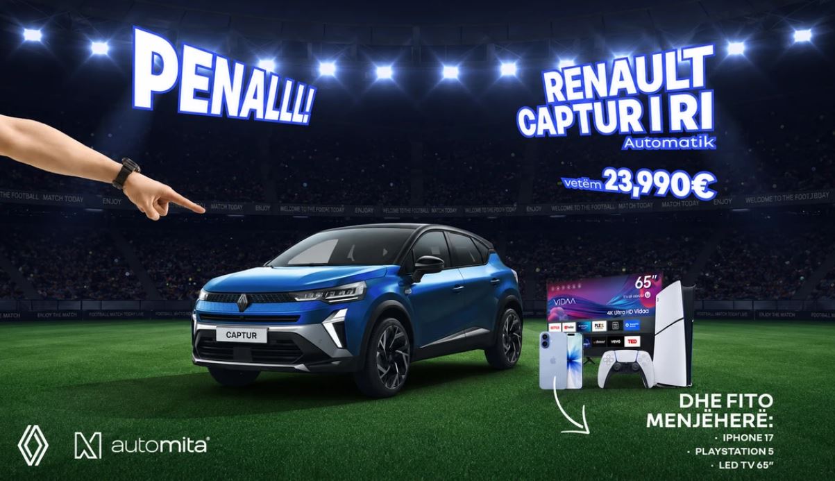 Oferta e Renault Captur sjell shpërblime të mëdha për blerësit