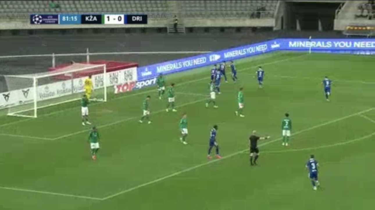 Drita barazon rezultatin ndaj Kauno Zalgiris me golin e Blerim Krasniqit në minutën e 82-të.