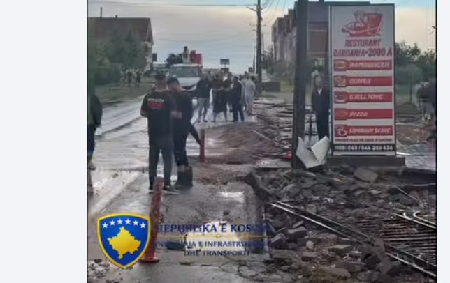 Rikthehet normaliteti në rrugën Dardani – Ferizaj pas vërshimeve