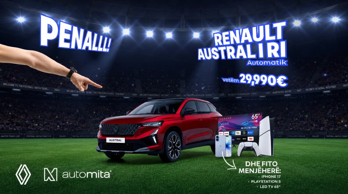 Fitoni iPhone 17, PlayStation 5 ose LED TV me blerjen e Renault Austral