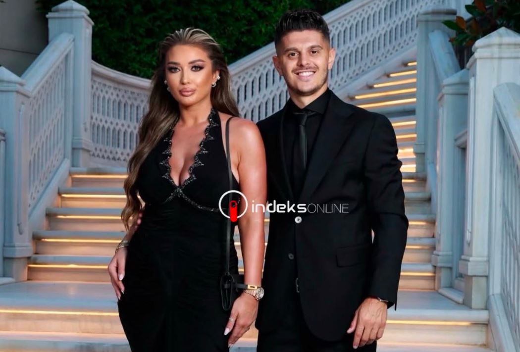 Milot Rashica dhe bashkëshortja e tij në një foto që tërheq vëmendjen
