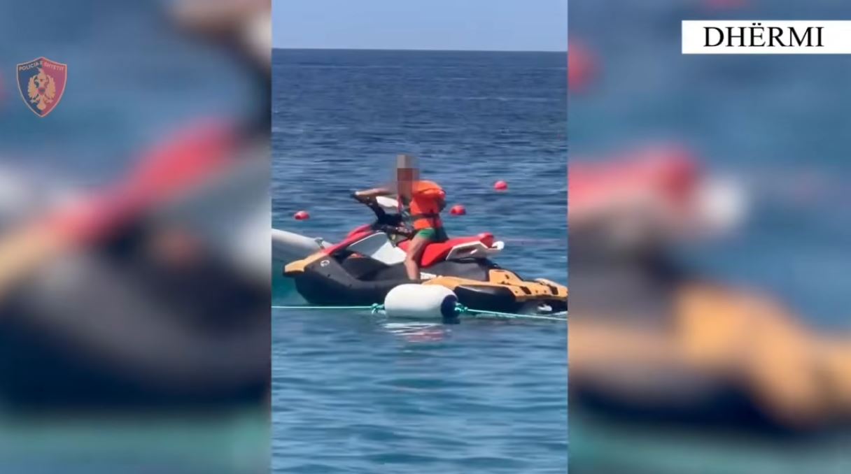 Gjobë dhe bllokim për pronarin që i dha Jet Ski një 12-vjeçari në Dhërmi