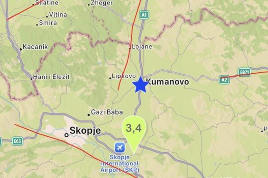 Lëkundje tërmeti tronditin Shkupin, por pa dëme të raportuara