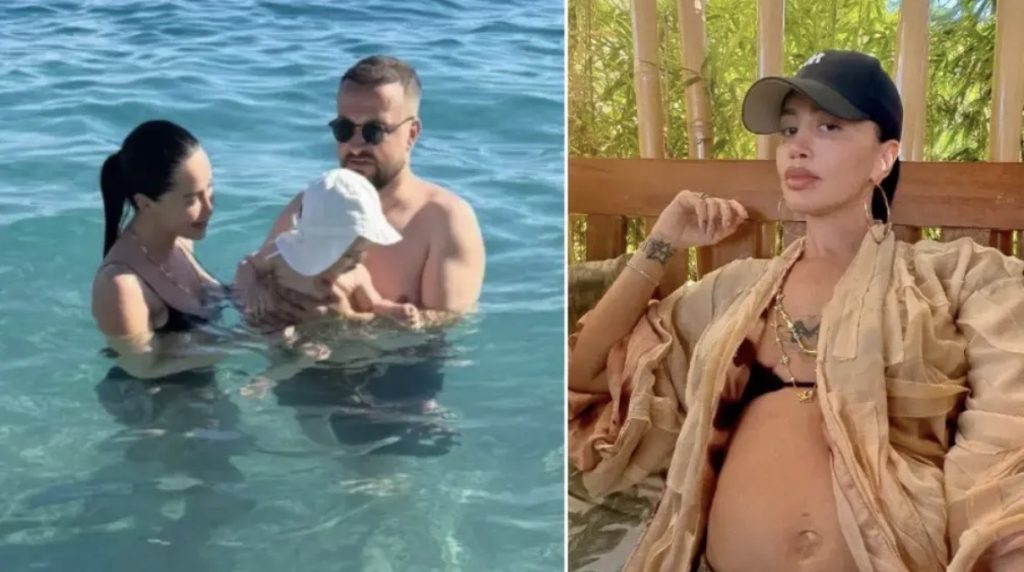 Dafina Zeqiri nis pushimet verore me familjen dhe tregon barkun e shtatzënisë së dytë