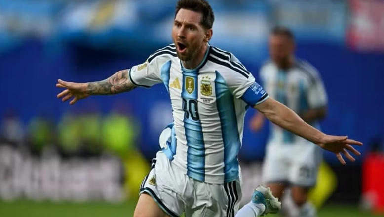 Lionel Messi shënoi golin e 18-të në Kupën e Botës dhe u shpall “Man of the Match” për herë të dytë në këtë Botëror.
