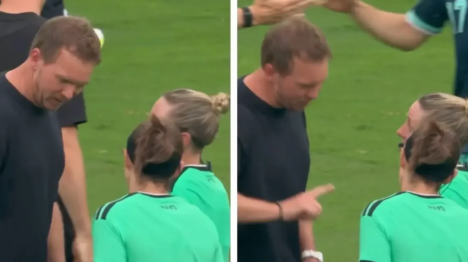 Nagelsmann iu drejtua gjyqtarëve pas vërshëllimës së fundit duke kërkuar shpjegime për vendimet e diskutueshme gjatë ndeshjes me Ekuadorin.